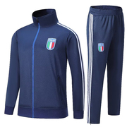 意大利国家队足球训练队服秋冬季长袖比赛套装出场衣男定制