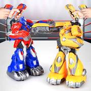 遥控体感格斗对战机器人，双人儿童玩具男孩格斗拳击，打架智能机甲