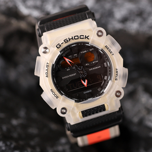 卡西欧g-shock电子，手表男学生橡胶气质，时装名牌ga-900ts-4a