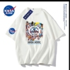 NASA2024男士短袖t恤 夏季纯棉上衣服青少年男款半袖潮流体恤