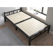 折叠床实木床板12用简易双人午睡铁架，加固1米单人床陪护床实木板