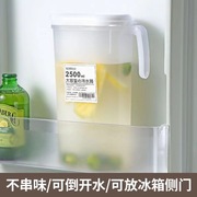 夏季家用冷水壶冰箱凉水壶大容量耐高温日式食品级冷水桶果汁茶壶