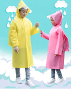 小学生雨衣带书包位长款全身防暴雨大童儿童雨披大号男女童孩防水