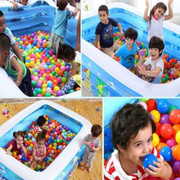 家庭儿童充气泡泡底游泳池超大型海洋球，池加厚家用大号成人戏水池