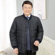 爸爸冬装棉衣加厚男士外套爷爷内穿棉服中老年人男装老头内胆棉袄