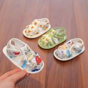 婴儿鞋子夏款0-12个月6软底宝宝鞋一步前凉鞋子男宝1岁夏季学步女