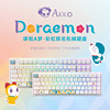 Akko 3068B哆啦A梦彩虹版联名款机械键盘三模无线蓝牙便携卡通RGB