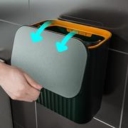 卫生间垃圾桶厕所家用带盖有盖壁挂式夹缝，厨房收纳桶洗手间翻盖筒