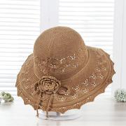 可折叠帽子夏季女士遮阳韩版防晒太阳帽，大帽檐沙滩四季凉帽盆