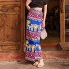 泰国大象裹裙复古民族风半身裙，a字西双版纳傣族垂感旅游度假
