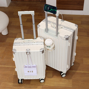 多功能行李箱女拉杆箱男铝框可充电大容量，旅行20寸登机密码皮箱子