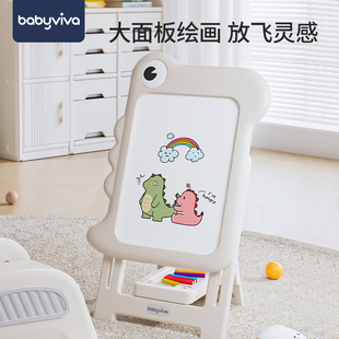 babyviva儿童画板家用磁性支架式，小黑板涂鸦宝宝，写字板2—3岁礼物