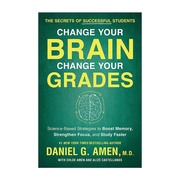 英文原版changeyourbrainchangeyourgrades改变你的大脑改变你的成绩，以科学策略提高记忆力加强专注力danielg.amen