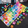 可钓鱼拼图宝宝数字积木早教益智力开发字母配对玩具1-4岁男女孩5