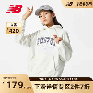 New Balance NB奥莱 女款春季休闲运动连帽卫衣套头衫