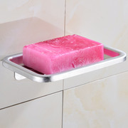 免打孔太空铝肥皂架卫生间浴室置物架无痕居家日用厨房洗漱台挂件
