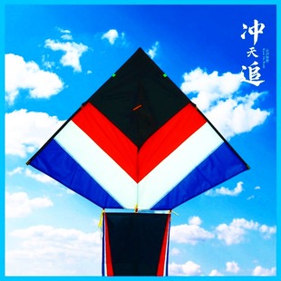 潍坊风筝冲天追风筝，伞布碳杆三角风筝，大人专用风筝儿童风筝