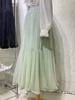 韩国设计感甜美网纱半身裙女高腰a字超大摆长款公主裙仙女蓬蓬裙