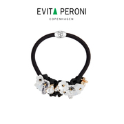 丹麦Evita Peroni/依慧达高端发圈头饰女气质头绳精致仿水晶头饰
