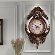 大气豪华欧式时钟挂钟轻奢客厅创意家用静音壁钟时尚装饰大象钟表