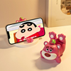 草莓熊手机支架可爱办公室好物桌面装饰摆件送女生生日小礼物实用