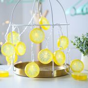 LED柠檬灯串卡通韩式水果装饰灯彩灯菠萝装饰灯生日节日外贸