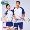 2件套装yonex尤尼克斯yy羽毛球，服短袖t恤上衣男女情侣款比赛队服