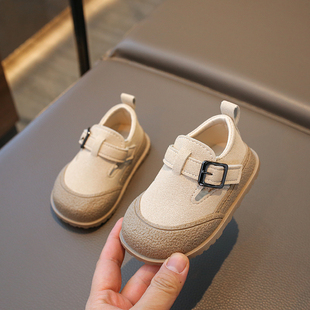 1-3岁宝宝勃肯鞋春季透气单鞋男婴儿软底学步鞋女童鞋豆豆鞋2