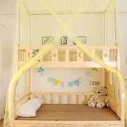 子母床蚊帐梯形一体式家用1.2学生上下铺实木儿童双层床高低床1.5