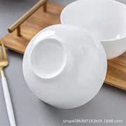 景德镇骨瓷家用单碗米饭碗家用中式韩式汤碗面(汤碗面，)碗创意沙拉大碗小碗