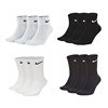 Nike耐克袜子男女袜2021中长短低筒毛巾底跑步运动袜白袜SX76
