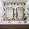 洗手间防水墙贴自粘花法式奶油风壁纸瓷砖贴纸厨房翻新改造卫生间