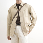 SHIJOIN原创POCKETIME卡其色工装夹克休闲多口袋200186男宽松外套