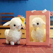 超萌可爱仿真小羊毛绒玩具，布娃娃羊驼公仔摆件儿童生日礼物s8