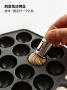 日本echo棉线油刷厨房烹饪铁锅，开锅油刷子，家用耐高温可调节小刷子