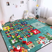 圣诞超大飞行棋地毯五子棋，儿童益智游戏垫爬行地垫，爬爬垫生日玩具