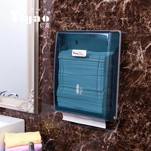酒店洗手间擦手纸盒塑料客厅卫生间抽纸盒壁挂式家用纸架大号