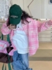 女童衬衫2024春季儿童中大韩版洋气百搭长袖T恤休闲两件套