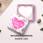 英国naturallyeuropean心形，香皂茉莉滋养保湿四季香氛皂
