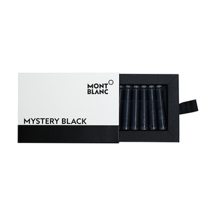 montblanc万宝龙(万宝龙)钢笔墨囊神秘黑便捷式一次性，更换墨芯墨水笔墨胆黑色蓝色蓝黑色生日礼物