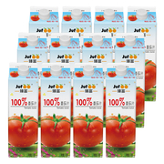 臻富纯果汁100%番茄汁1kg*12大瓶不加糖盐西红柿果蔬菜汁饮品饮料