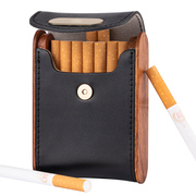 德国mooii高档实木质烟盒，男便携粗20支装烟盒diy密封收纳盒套