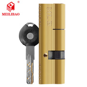 美利保（meilibao）超B级锁芯防盗门锁具防锡纸防暴力纯铜双排弹
