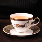 骨瓷咖啡杯套装咖啡套具家用下午茶杯高档杯碟，咖啡杯欧式小奢华