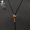 玉绳项链绳可以调节编织吊坠挂绳翡翠玉佩，黄金挂绳男女款