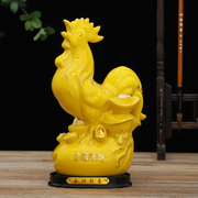陶瓷鸡十二生肖风水摆件招财镇宅家居装饰红黄白客厅办公室大公鸡