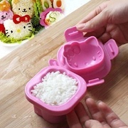 可爱KT造型饭团模具儿童DIY模具可爱猫造型米饭寿司日式料理工具