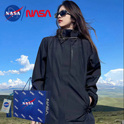 NASA春秋季冲锋衣女三合一可拆卸两件套软壳防风防水登山服外套男