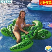 充气胖子大海龟坐骑男女，儿童双人充气乌龟，水上浮排成人黑鲸床