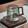 玻璃茶壶月牙过滤茶水分离家用绿茶杯泡，茶器耐高温茶具套装公道杯